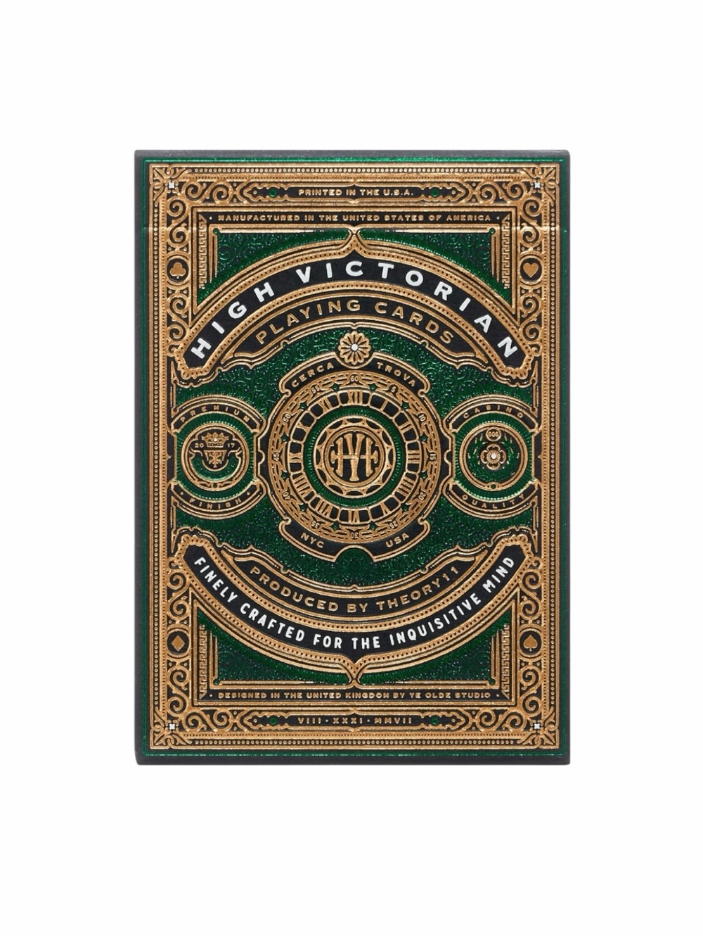 Theory11 High Victorian Playing Cards Green & Gold Premium Deck Sealed